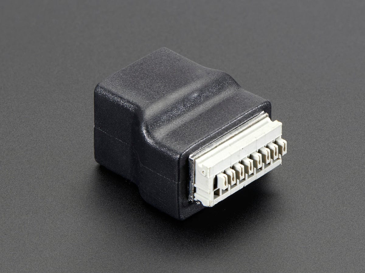 Ethernet RJ45 Female Socket Push-Terminal Block - Image 2