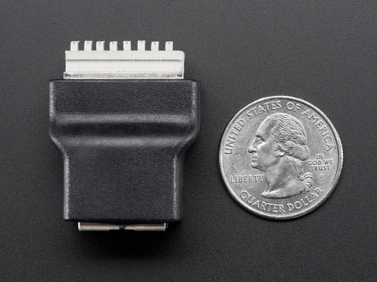 Ethernet RJ45 Female Socket Push-Terminal Block - Image 3