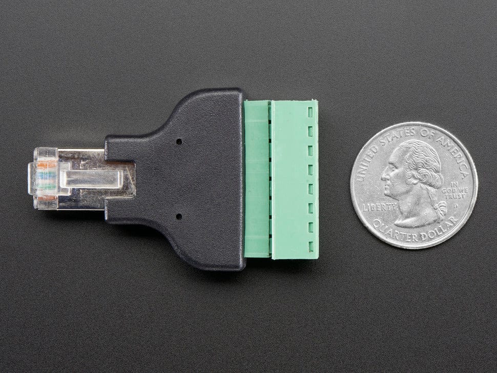 Ethernet RJ45 Male Plug Terminal Block - Image 3
