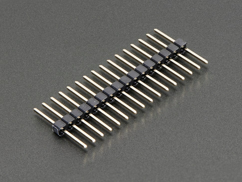 Extra-Long Break-Away 0.1" 16-pin Strip Male Headers - 5 Pack - Image 2