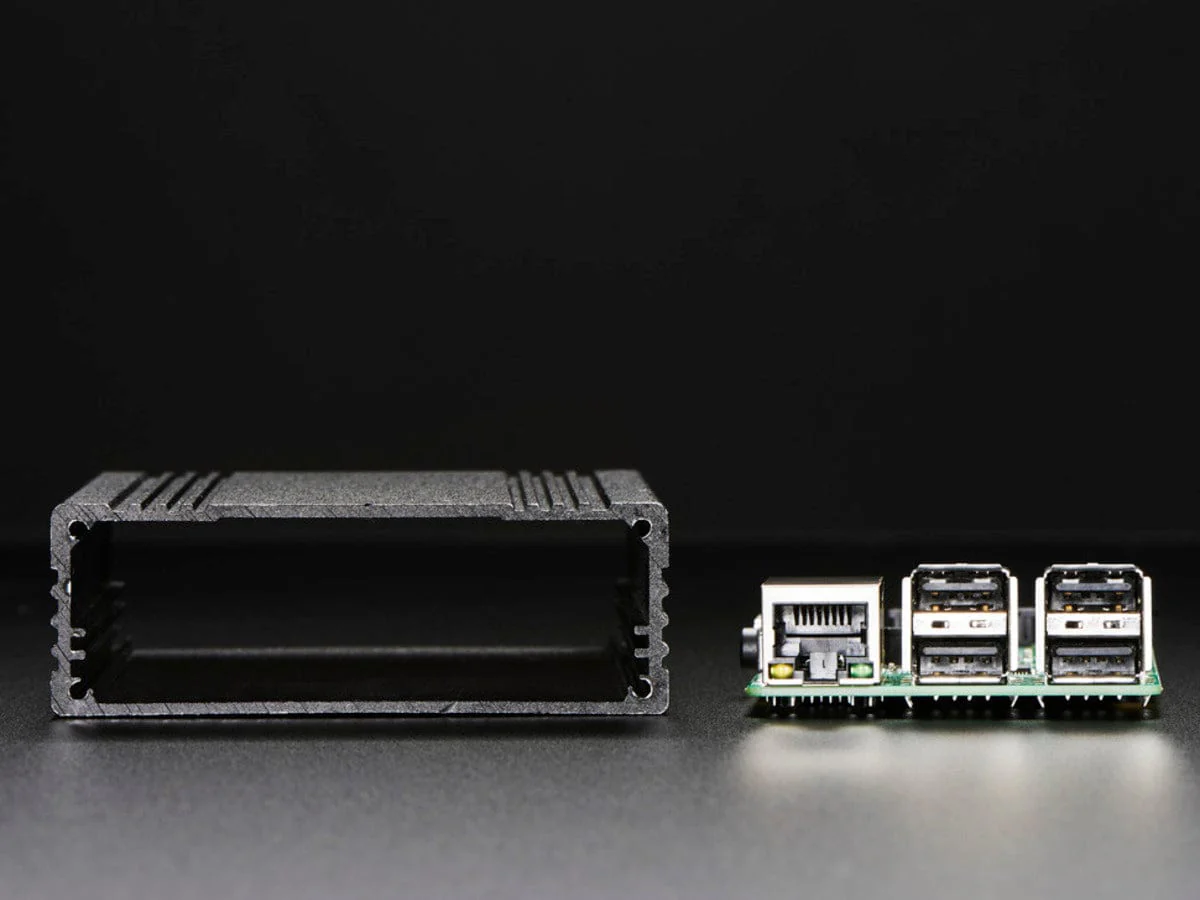 Extruded Aluminum Enclosure Box - 94mm x 83mm x 30mm - Image 4