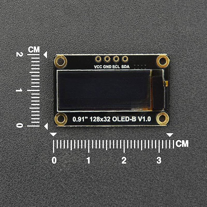 Fermion: Monochrome 0.91” 128x32 I2C OLED Display - Image 4