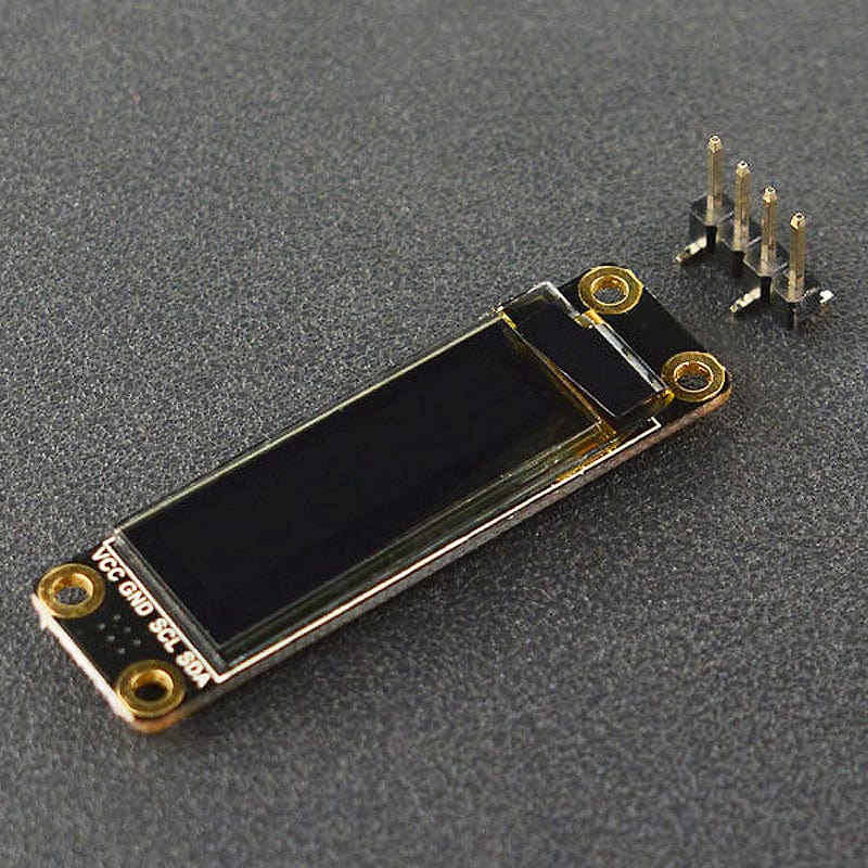 Fermion: Monochrome 0.91” 128x32 I2C OLED Display with Chip Pad - Image 2