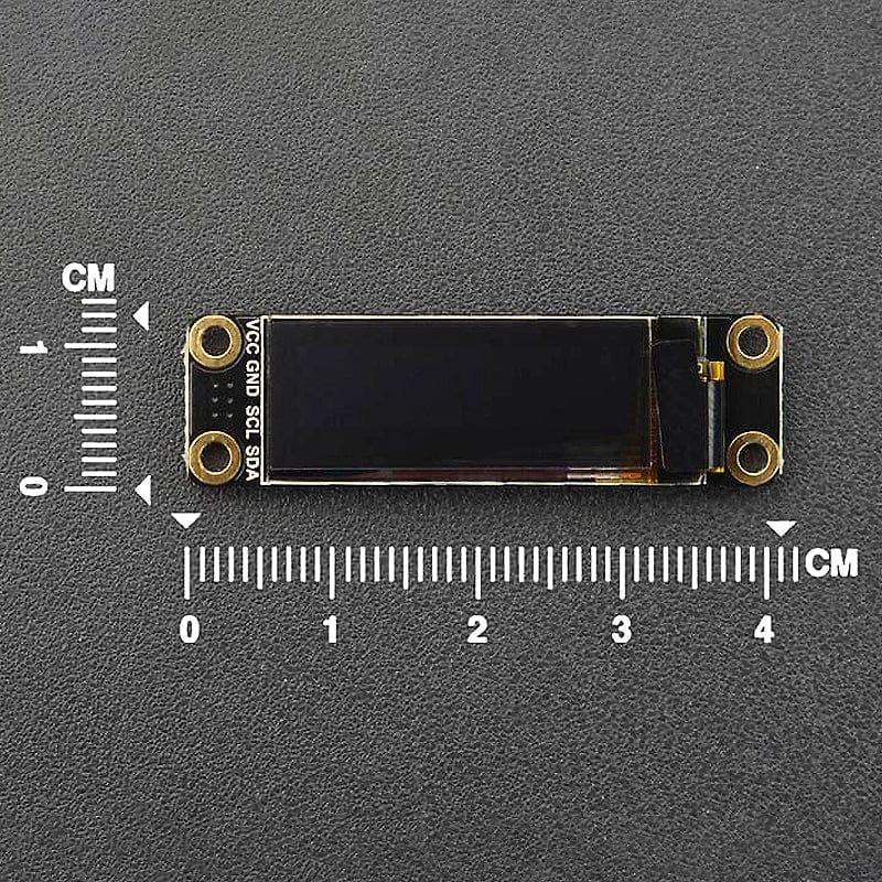 Fermion: Monochrome 0.91” 128x32 I2C OLED Display with Chip Pad - Image 5