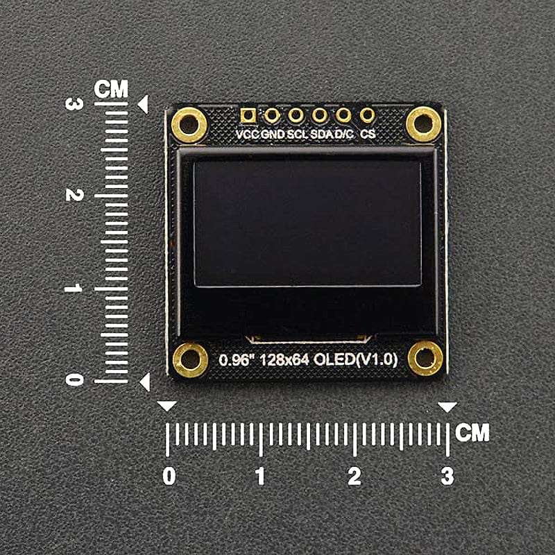 Fermion: Monochrome 0.96" 128x64 I2C/SPI OLED Display - Image 4