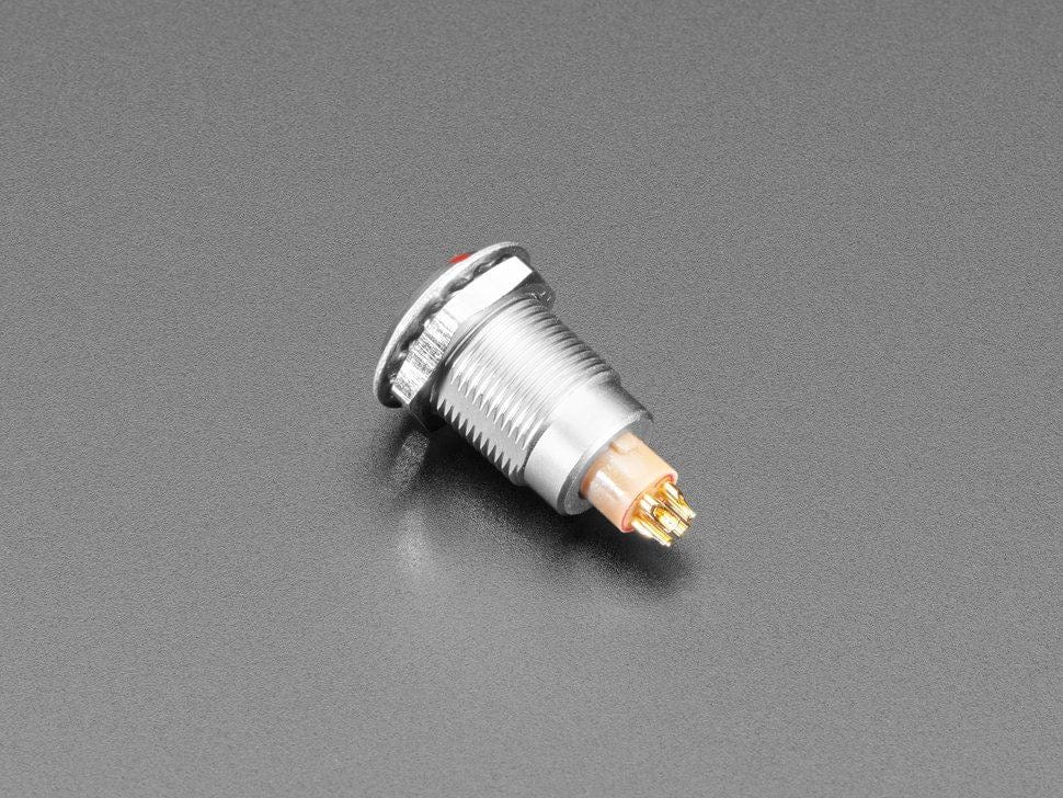 FGG.0B Quick Connect 4 Pin Panel Mount Socket - 9mm - Image 2