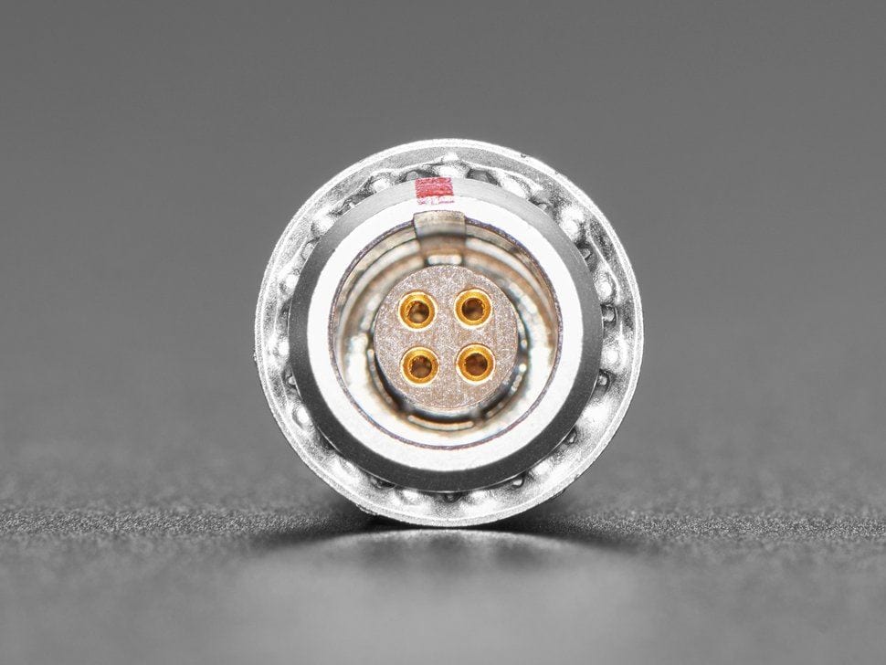 FGG.0B Quick Connect 4 Pin Panel Mount Socket - 9mm - Image 3