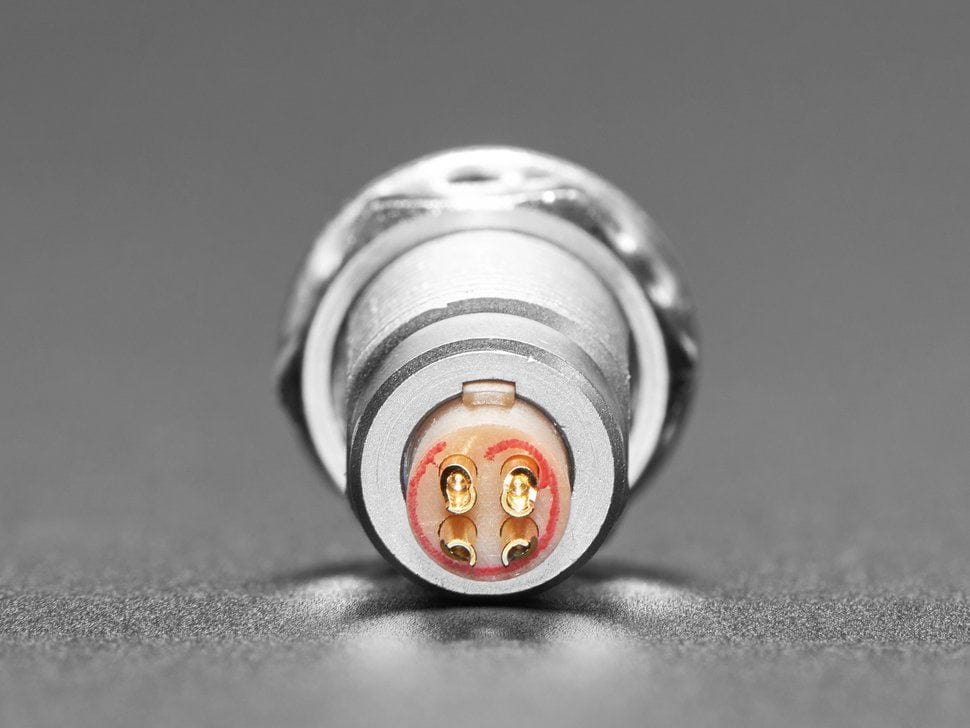 FGG.0B Quick Connect 4 Pin Panel Mount Socket - 9mm - Image 4