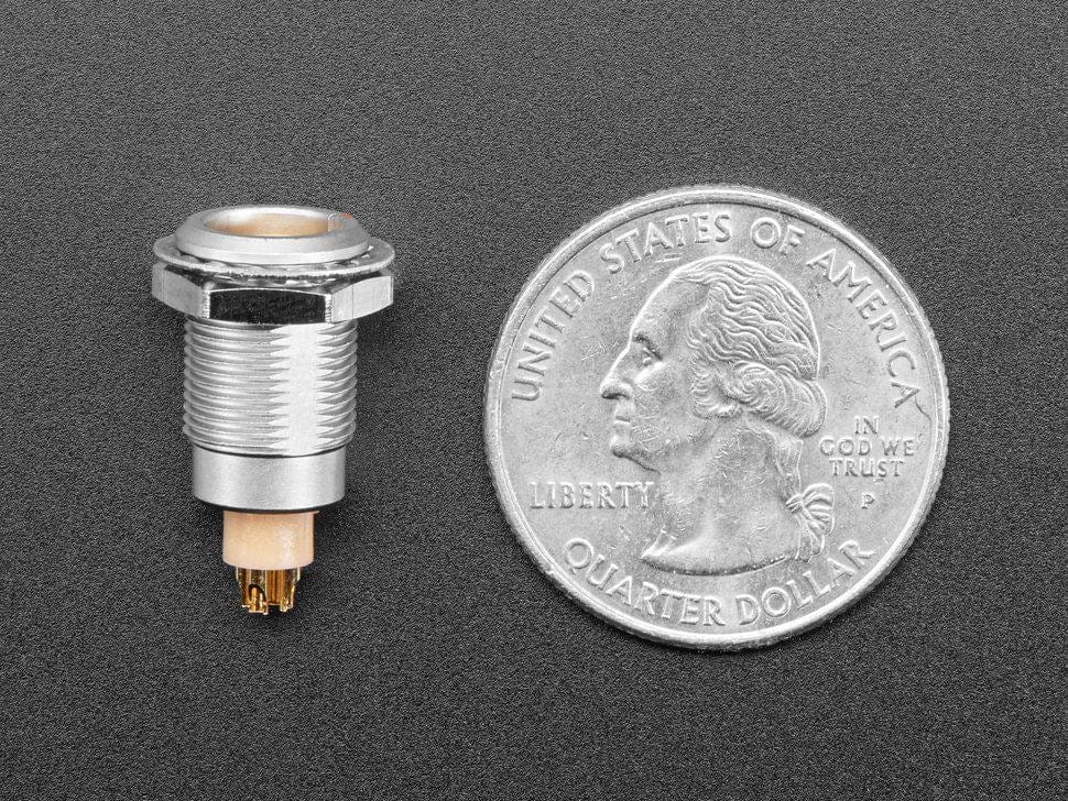 FGG.0B Quick Connect 4 Pin Panel Mount Socket - 9mm - Image 5
