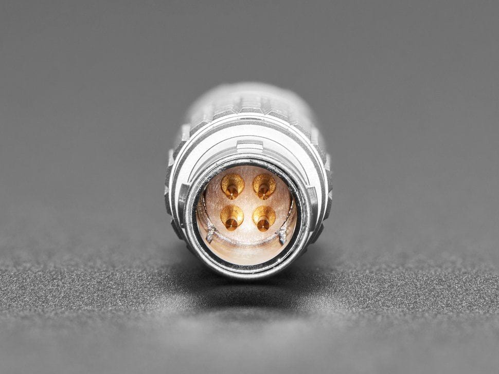 FGG.0B Quick Connect 4 Pin Plug - 9mm Outer Diameter - Image 2