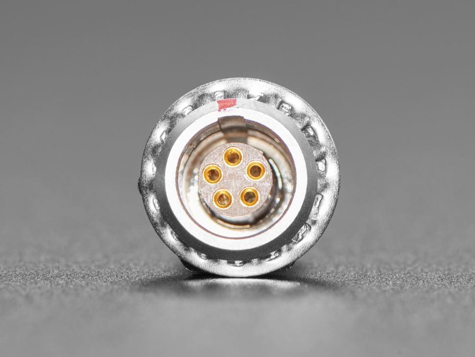 FGG.0B Quick Connect 5 Pin Panel Mount Socket - 9mm - Image 4