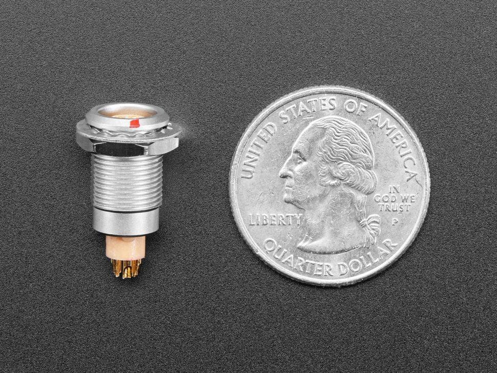 FGG.0B Quick Connect 5 Pin Panel Mount Socket - 9mm - Image 5