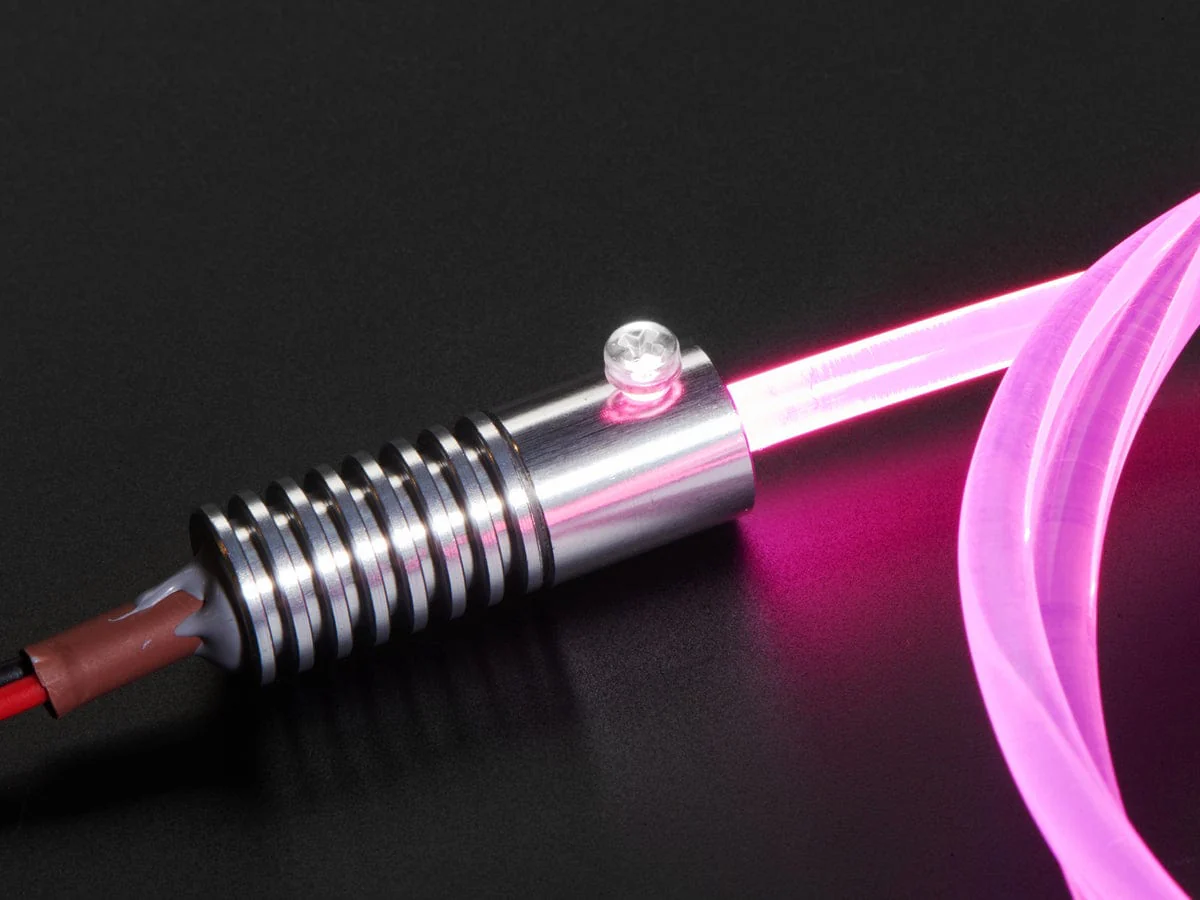 Fiber Optic Light Source - 1 Watt - Pink - Image 2