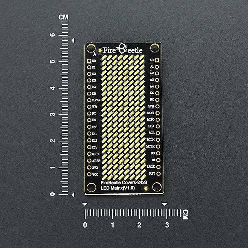 FireBeetle Covers - 24×8 LED Matrix (Blue) - Image 6