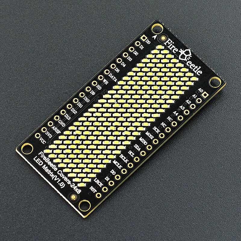 FireBeetle Covers - 24×8 LED Matrix (White) - Image 2