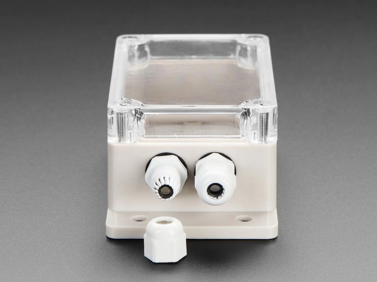 Flanged Weatherproof Enclosure With PG-7 Cable Glands - Image 2
