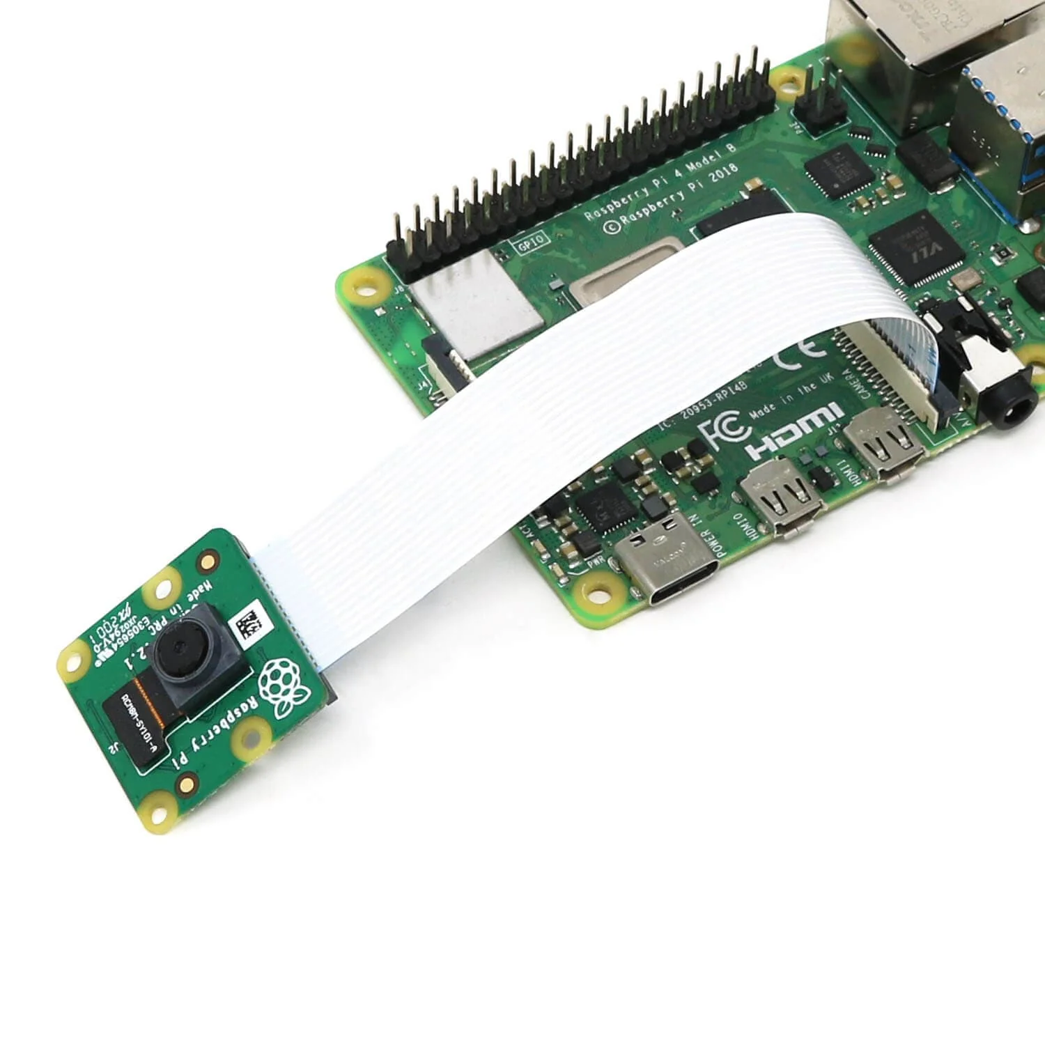 Flex Cable for Raspberry Pi Camera or Display - 100mm - Image 2