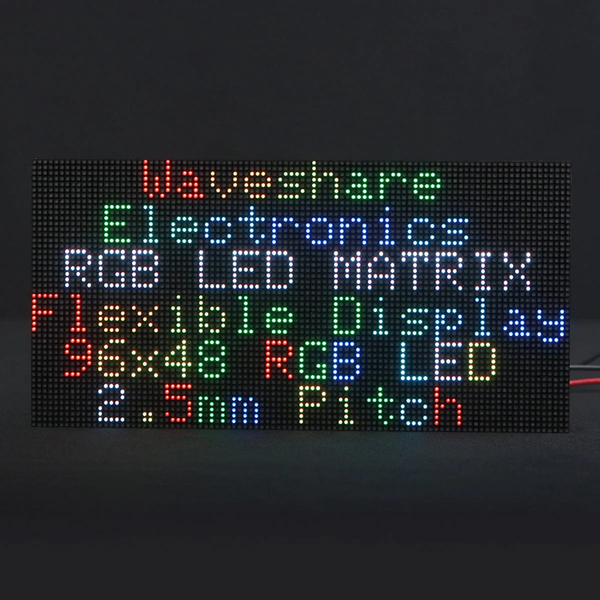 Flexible RGB Full-Colour LED Matrix Panel - 2.5mm Pitch, 96x48 Pixels - Image 5