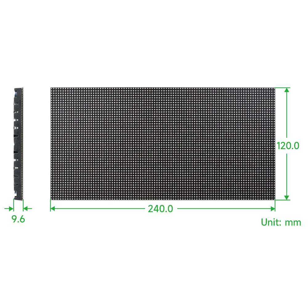 Flexible RGB Full-Colour LED Matrix Panel - 2.5mm Pitch, 96x48 Pixels - Image 6