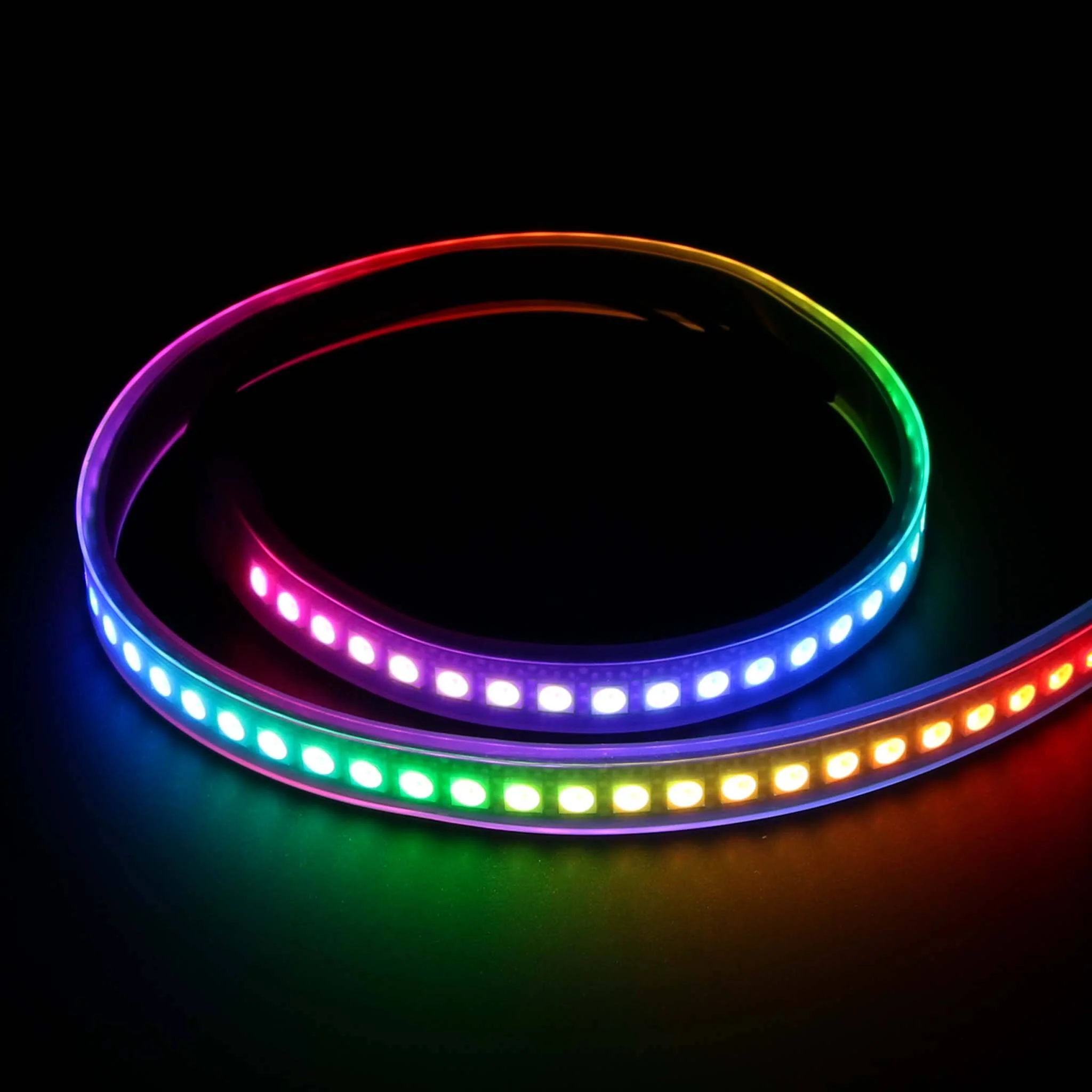 Flexible RGB LED Strip (DotStar/APA102/SK9822 Compatible) - 144 LED/Metre - Image 11