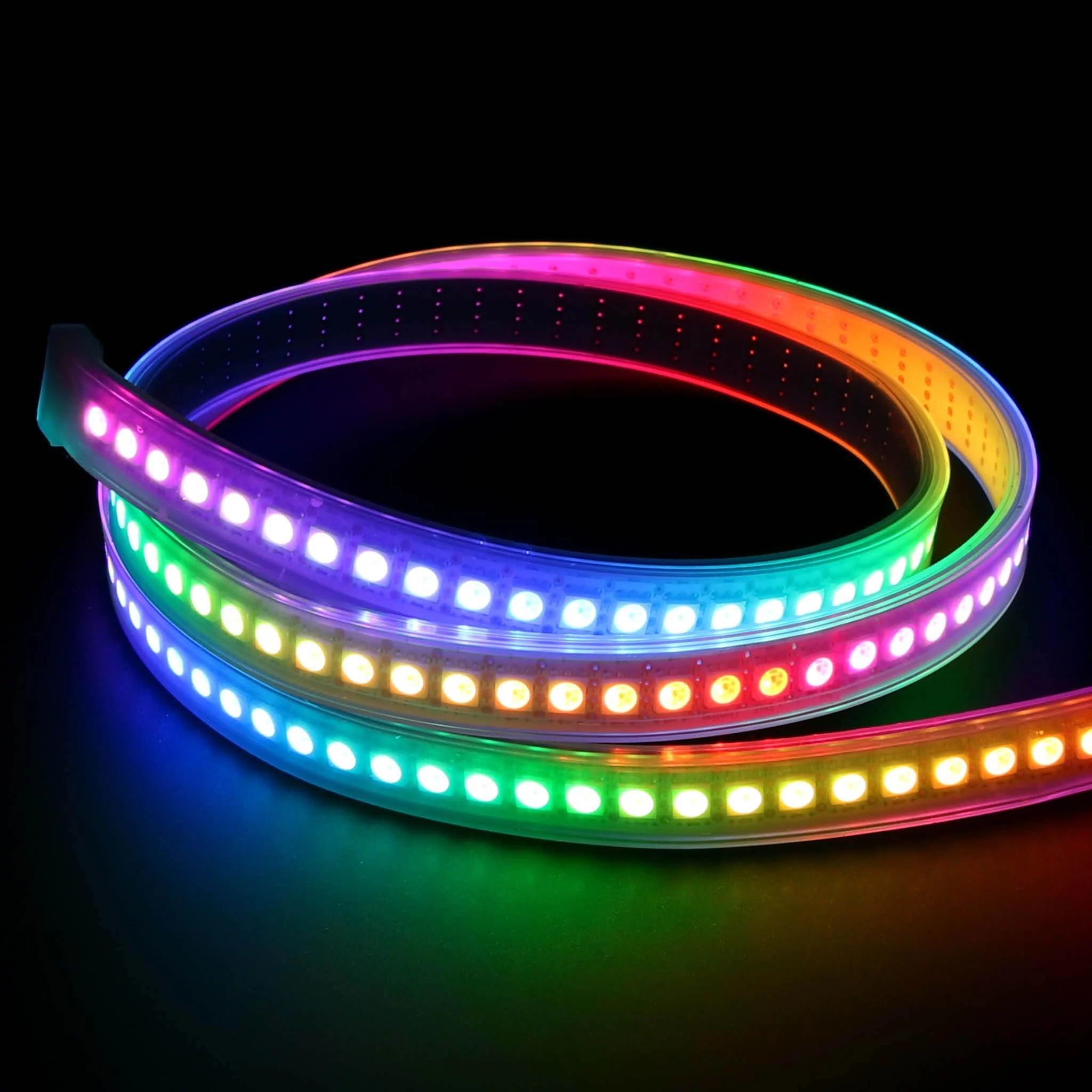 Flexible RGB LED Strip (DotStar/APA102/SK9822 Compatible) - 144 LED/Metre - Image 7