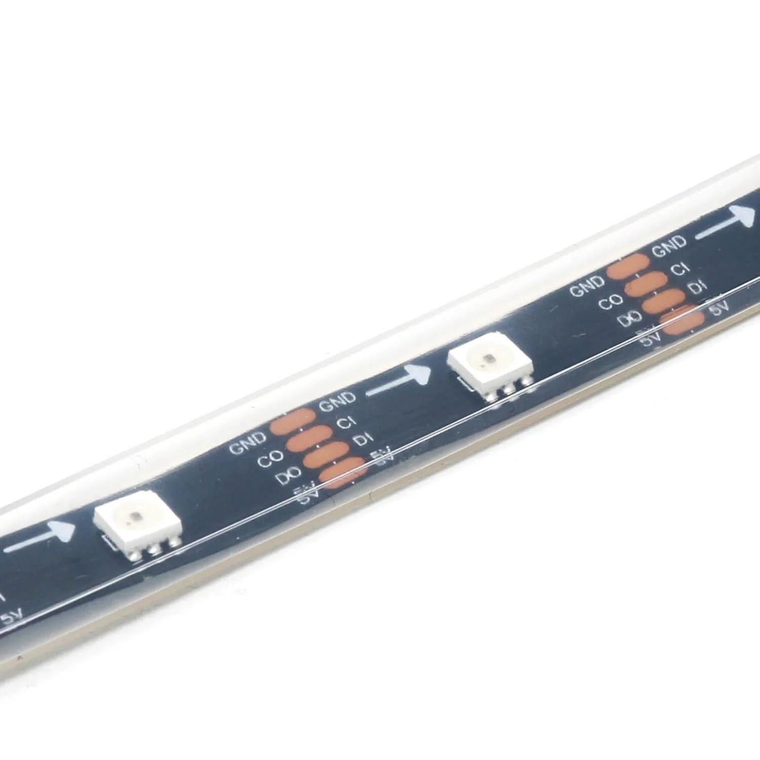 Flexible RGB LED Strip (DotStar/APA102/SK9822 Compatible) - 30 LED/Metre - Image 2