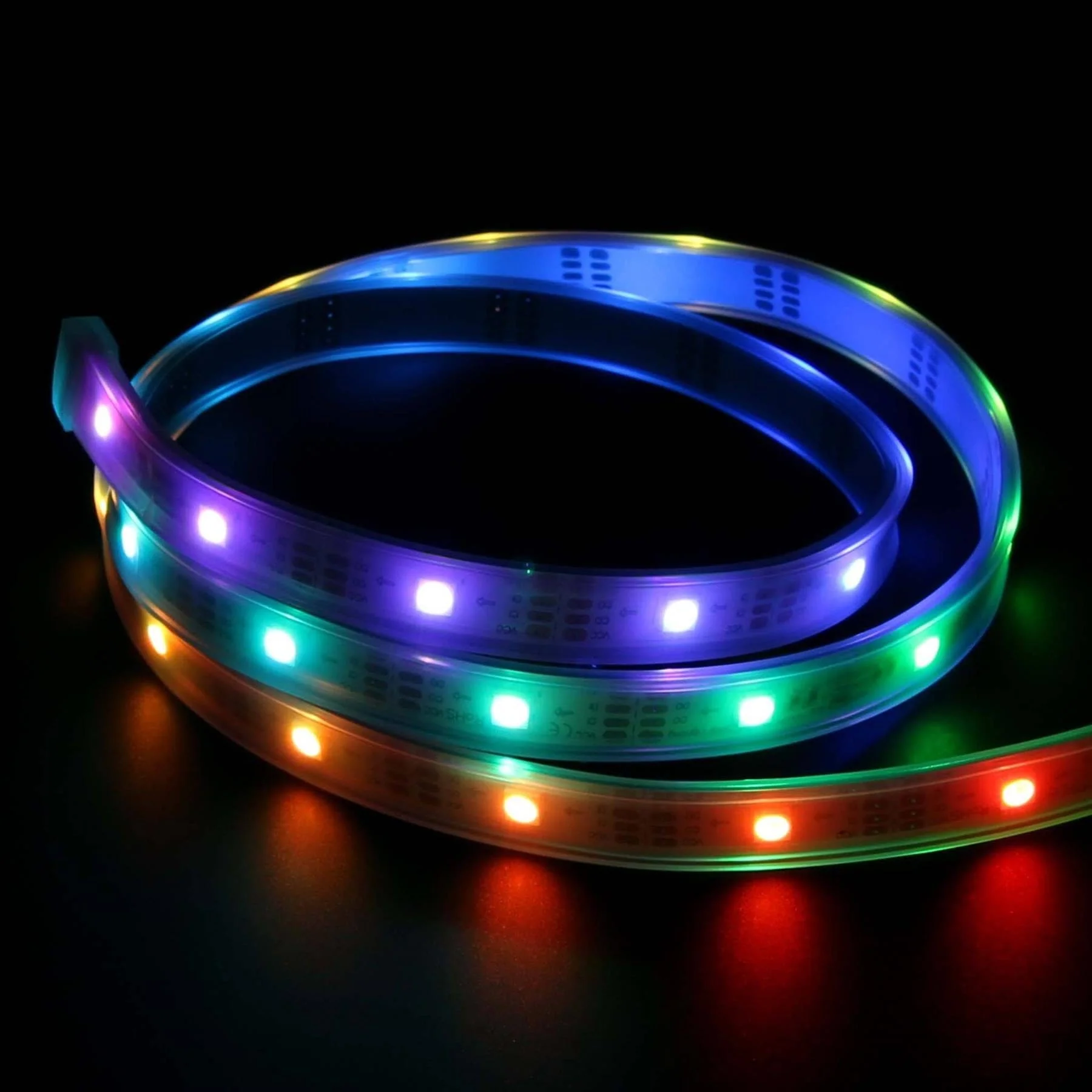 Flexible RGB LED Strip (DotStar/APA102/SK9822 Compatible) - 30 LED/Metre - Image 6