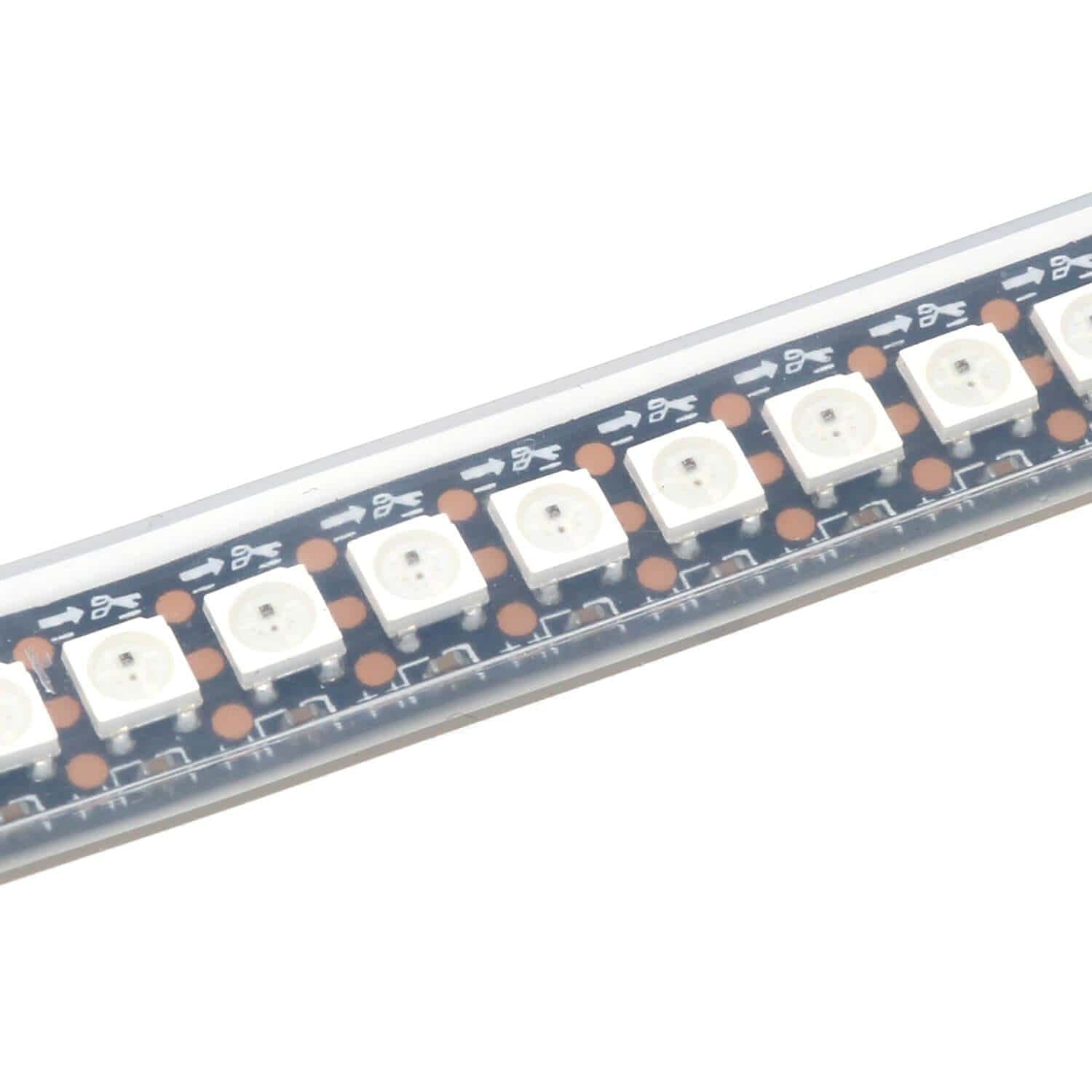 Flexible RGB LED Strip (NeoPixel/WS2812/SK6812 compatible) - 144 LED/Metre - Image 8