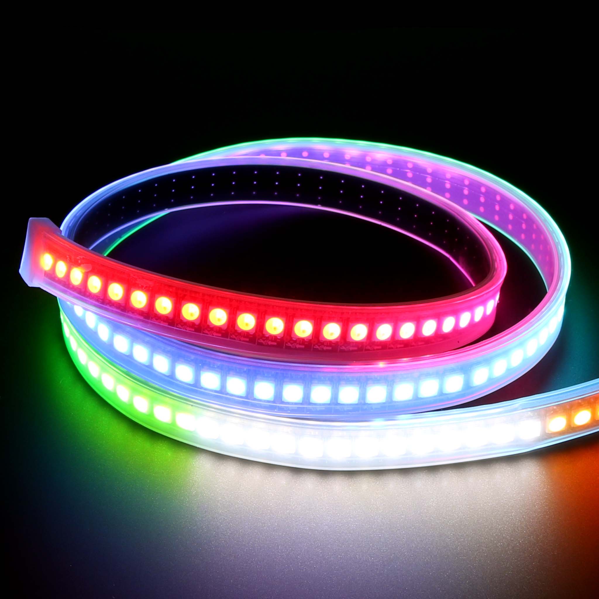Flexible RGBW LED Strip (NeoPixel/WS2812/SK6812 compatible) - 144 LED/Metre - Image 8