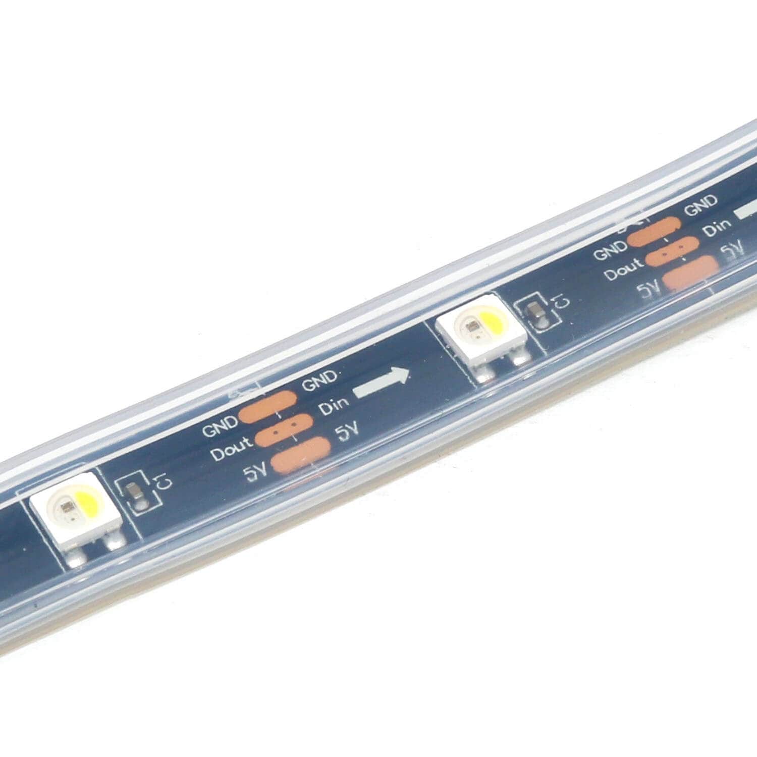 Flexible RGBW LED Strip (NeoPixel/WS2812/SK6812 compatible) - 30 LED/Metre - Image 10