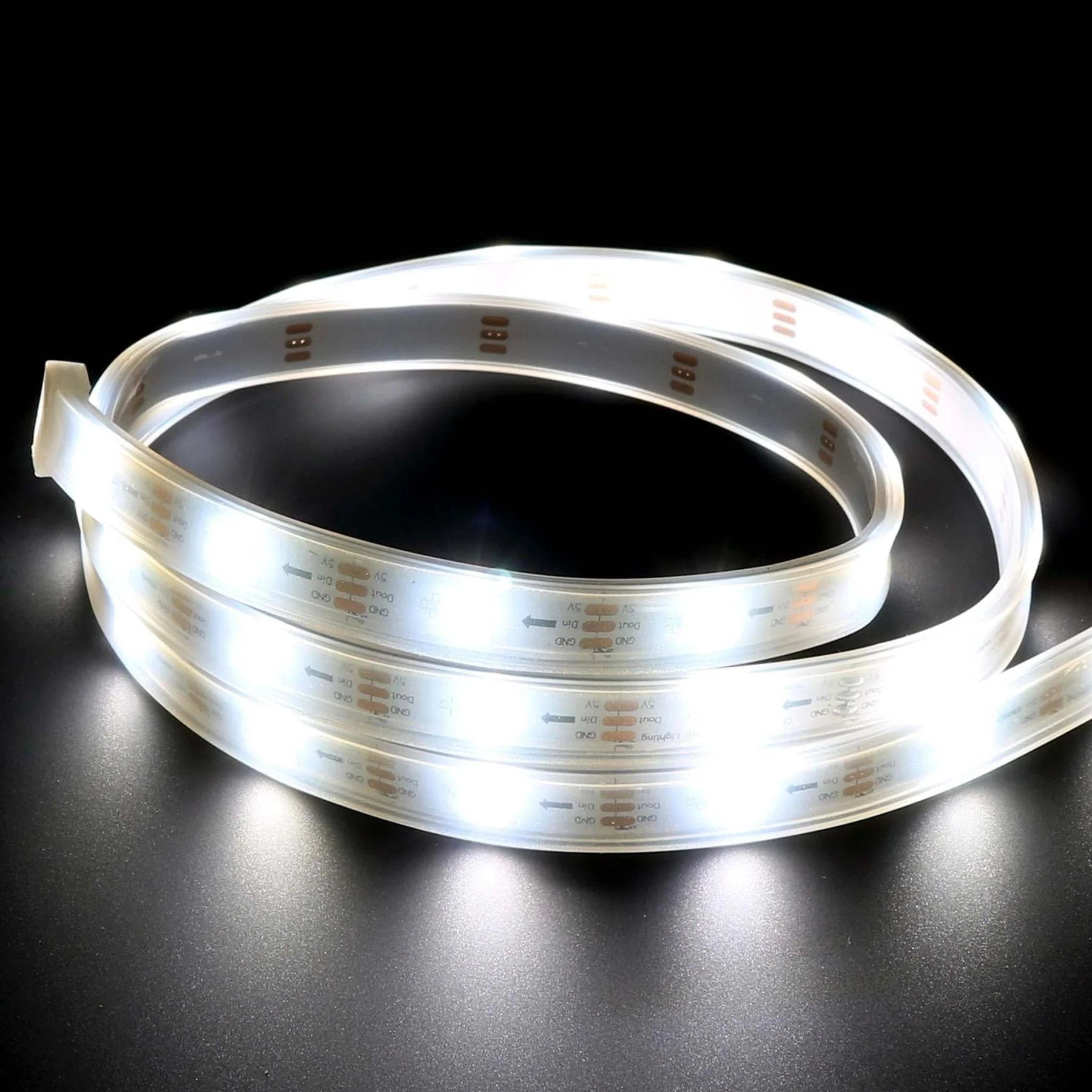 Flexible RGBW LED Strip (NeoPixel/WS2812/SK6812 compatible) - 30 LED/Metre - Image 2