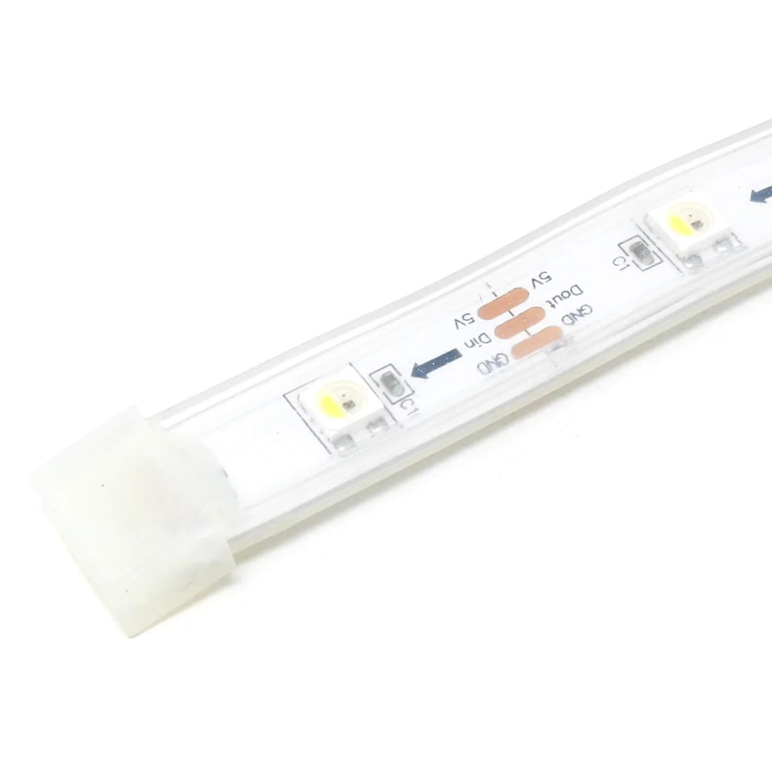 Flexible RGBW LED Strip (NeoPixel/WS2812/SK6812 compatible) - 30 LED/Metre - Image 5