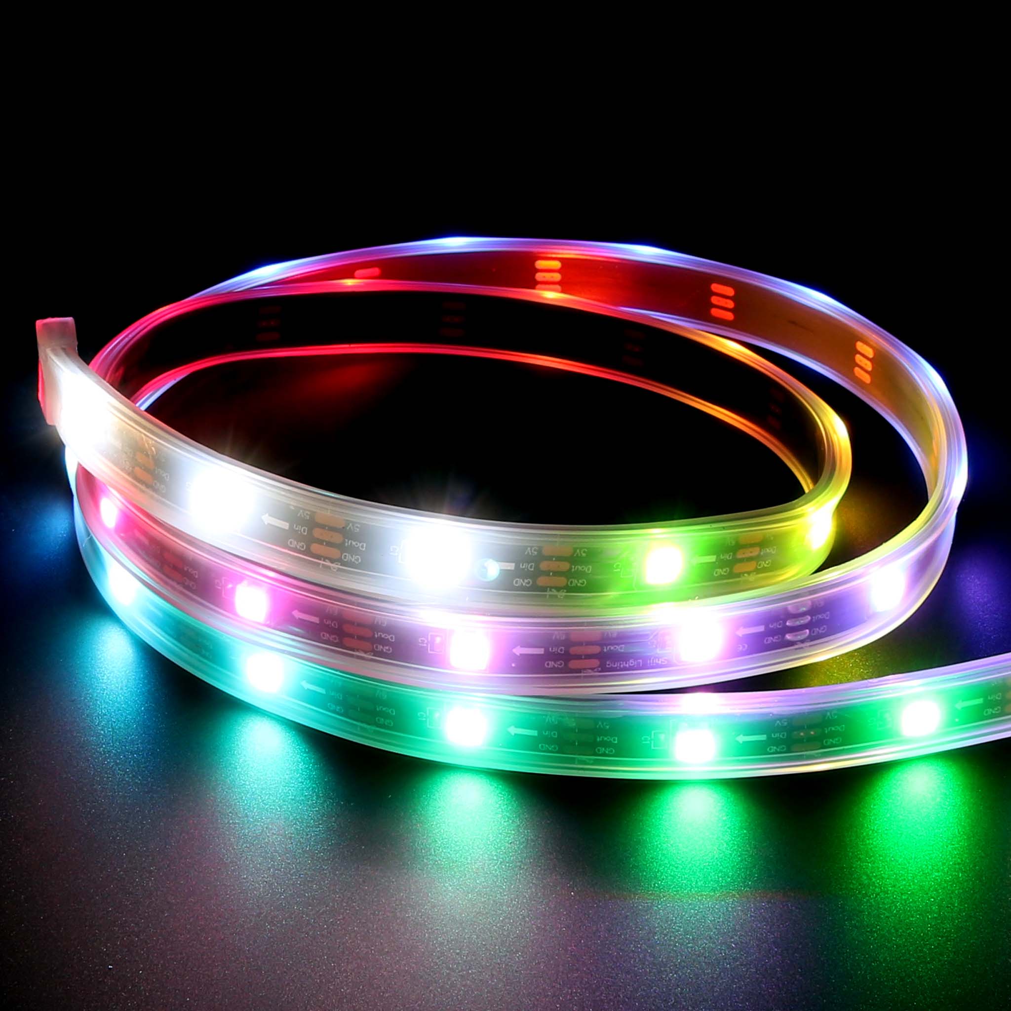 Flexible RGBW LED Strip (NeoPixel/WS2812/SK6812 compatible) - 30 LED/Metre - Image 8
