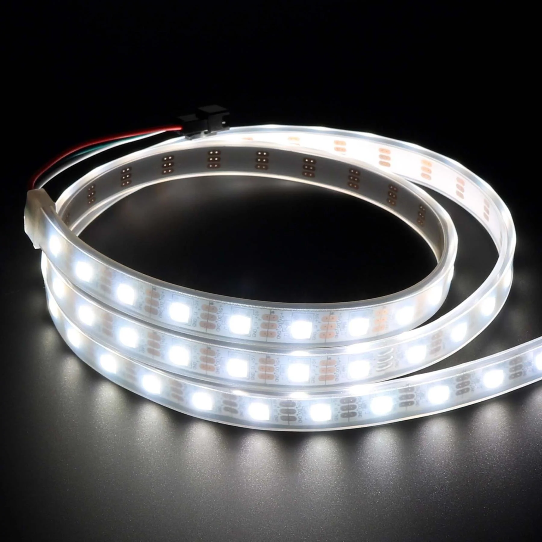 Flexible RGBW LED Strip (NeoPixel/WS2812/SK6812 compatible) - 60 LED/Metre - Image 2