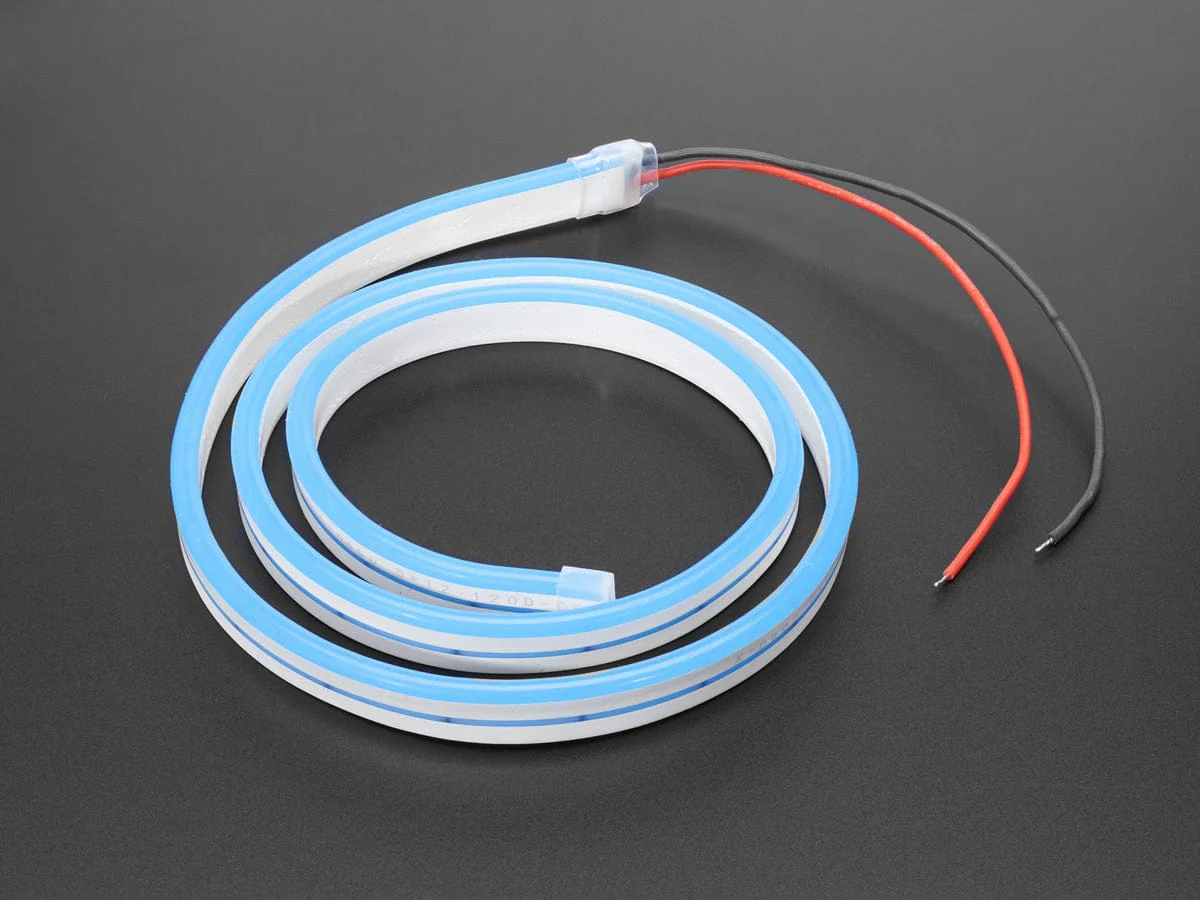 Flexible Silicone Neon-Like LED Strip - 1 Meter (Blue) [discontinued] - Image 2