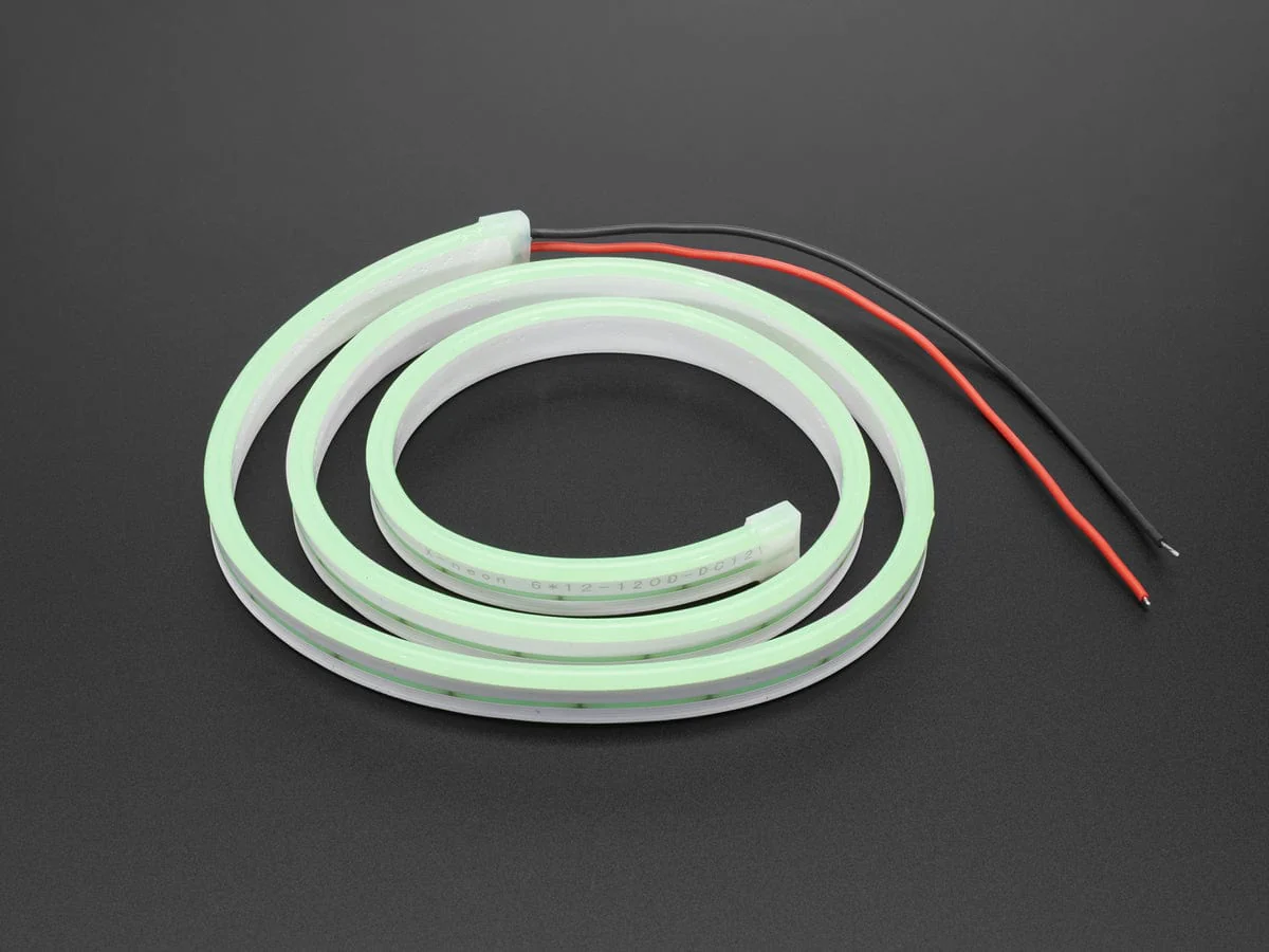 Flexible Silicone Neon-Like LED Strip - 1 Meter (Green) - Image 2