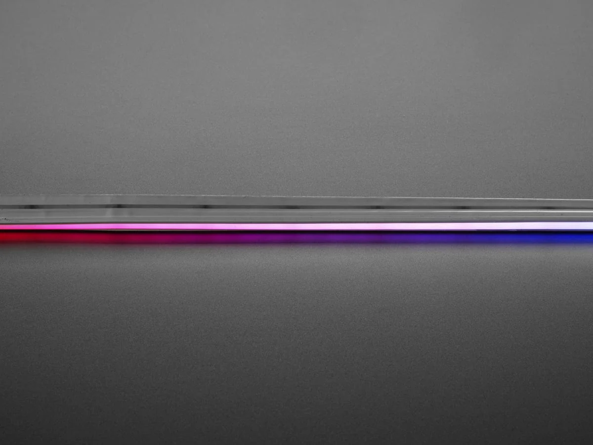 Flexible Silicone Neon-like Skinny NeoPixel LED Strip (96 LEDs per meter - 1m long) - Image 5