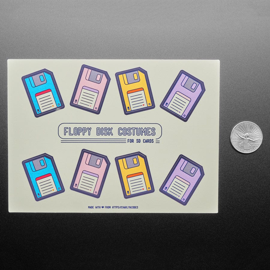 Floppy Disk Costumes for SD Cards - Image 3
