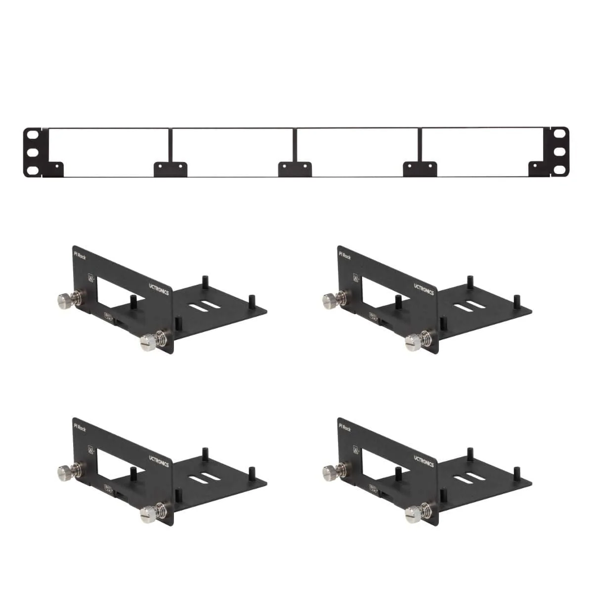 Front-Removable 1U 19" Rack Mount for Raspberry Pi - Image 4