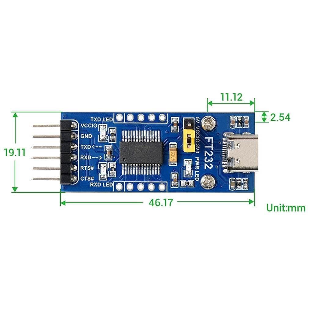 FT232 USB UART Board (USB-C) - Image 4