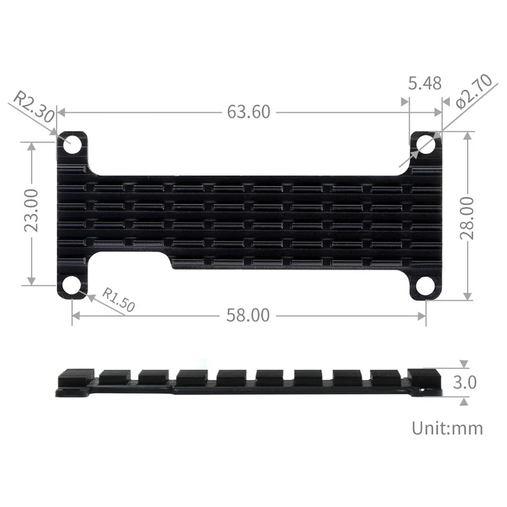 Full Length Heatsink for Raspberry Pi Zero - Image 6