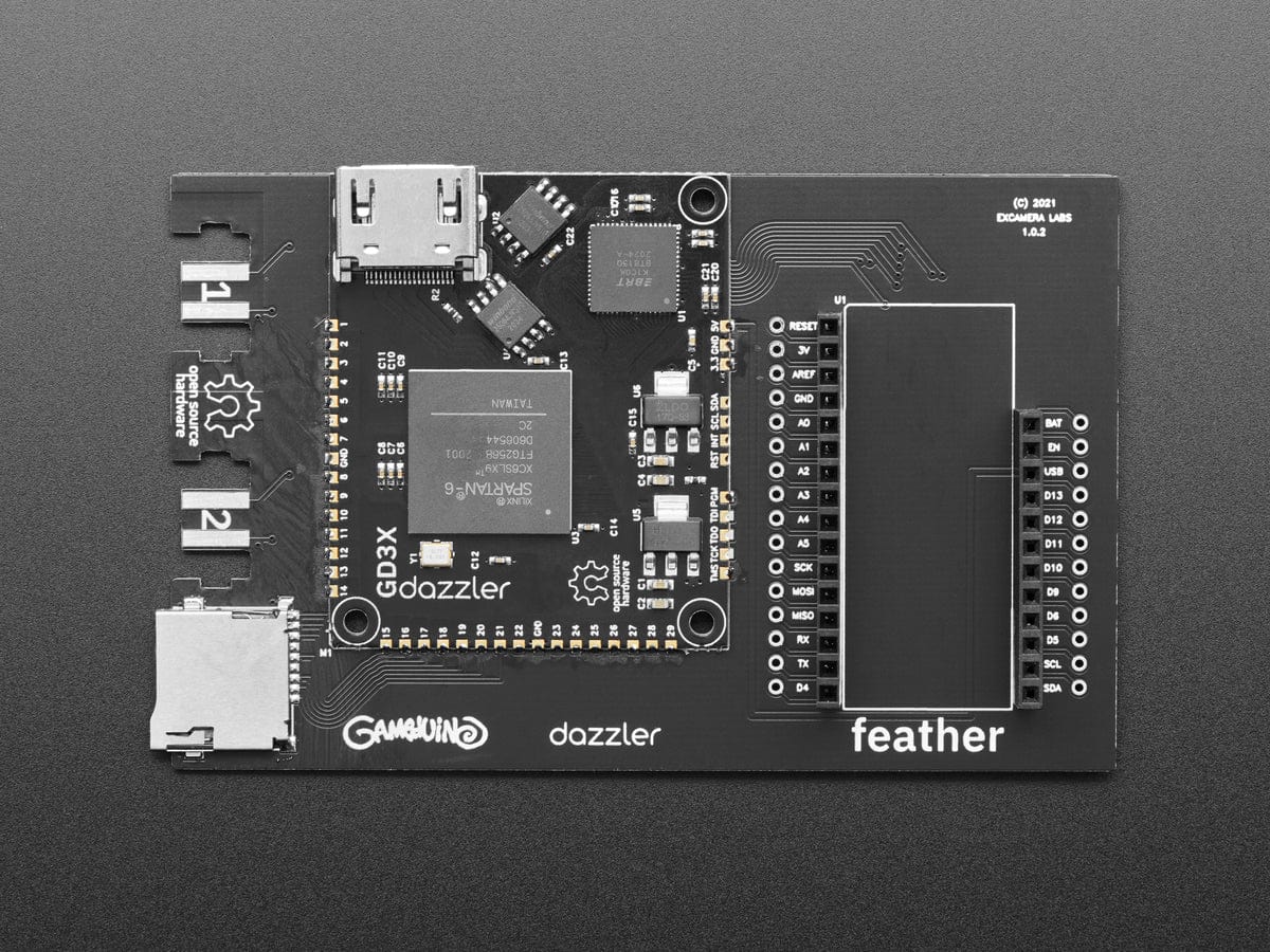 Gameduino 3X Dazzler for Feather M4 by Excamera Labs [Discontinued] - Image 2