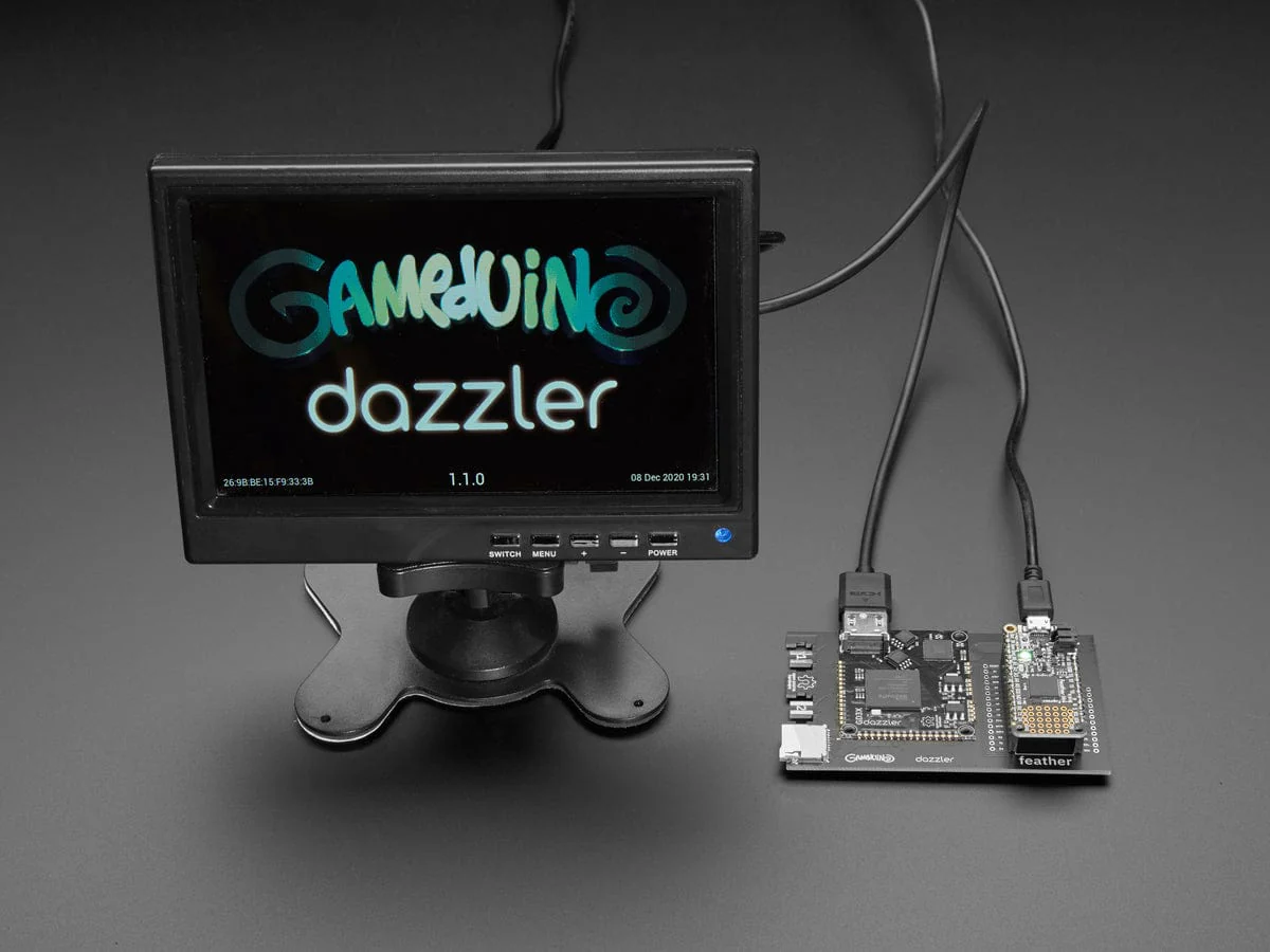 Gameduino 3X Dazzler for Feather M4 by Excamera Labs [Discontinued] - Image 3