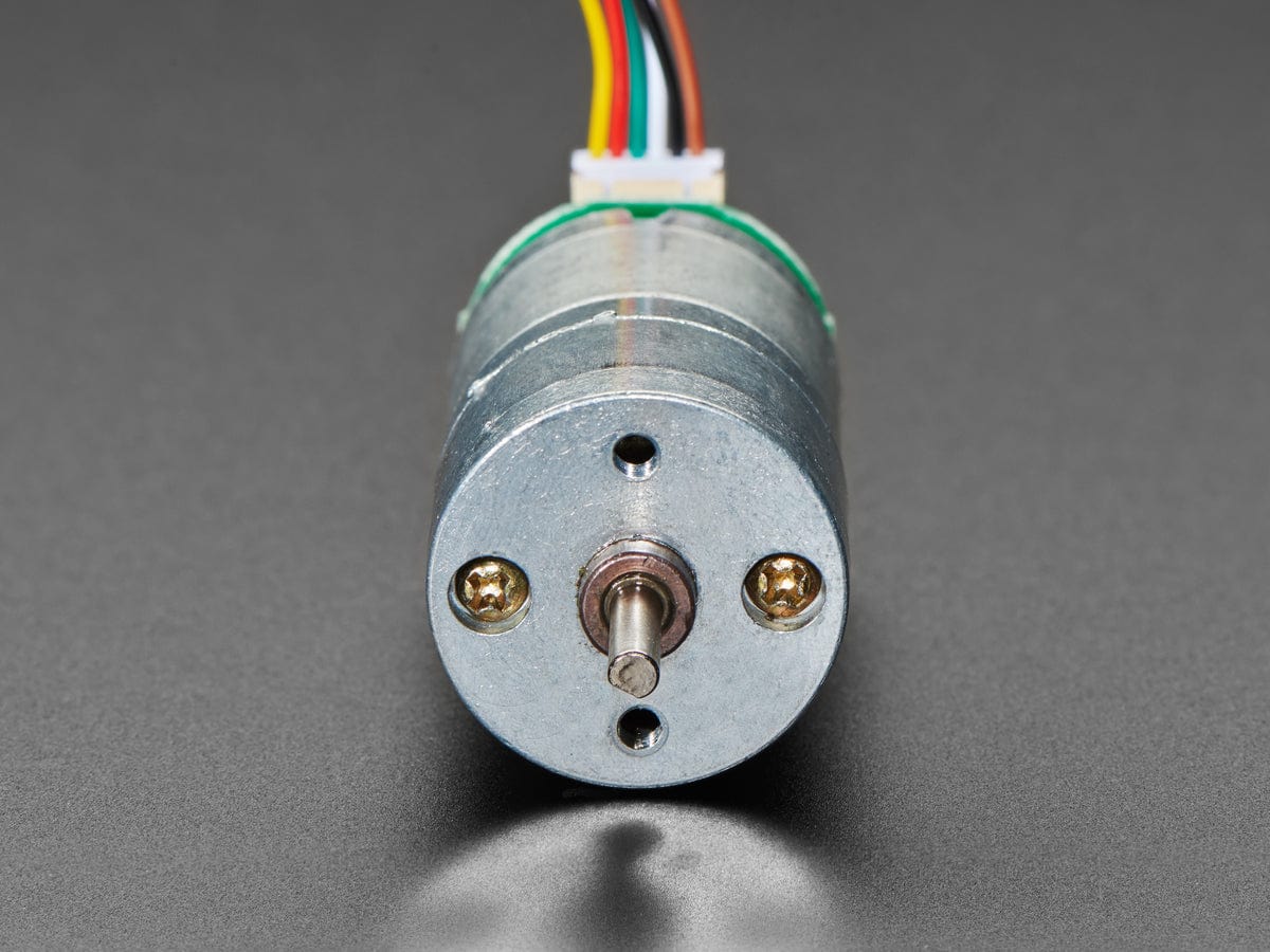 Geared DC Motor with Magnetic Encoder Outputs - 7 VDC 1:20 Ratio - Image 3