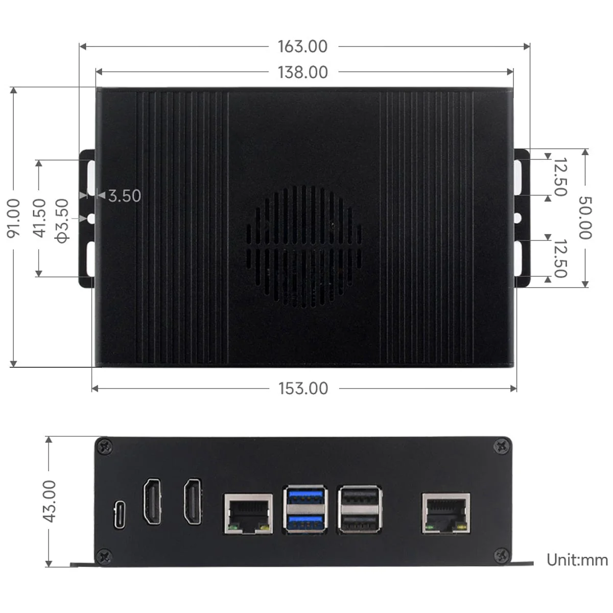 Gigabit Ethernet Module Case for Raspberry Pi 5 - Image 5