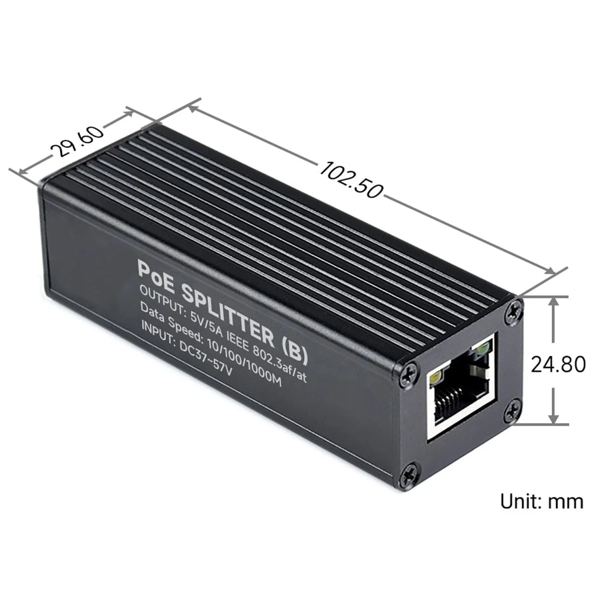 USB-C Gigabit PoE Splitter (5V 5A) - Image 5