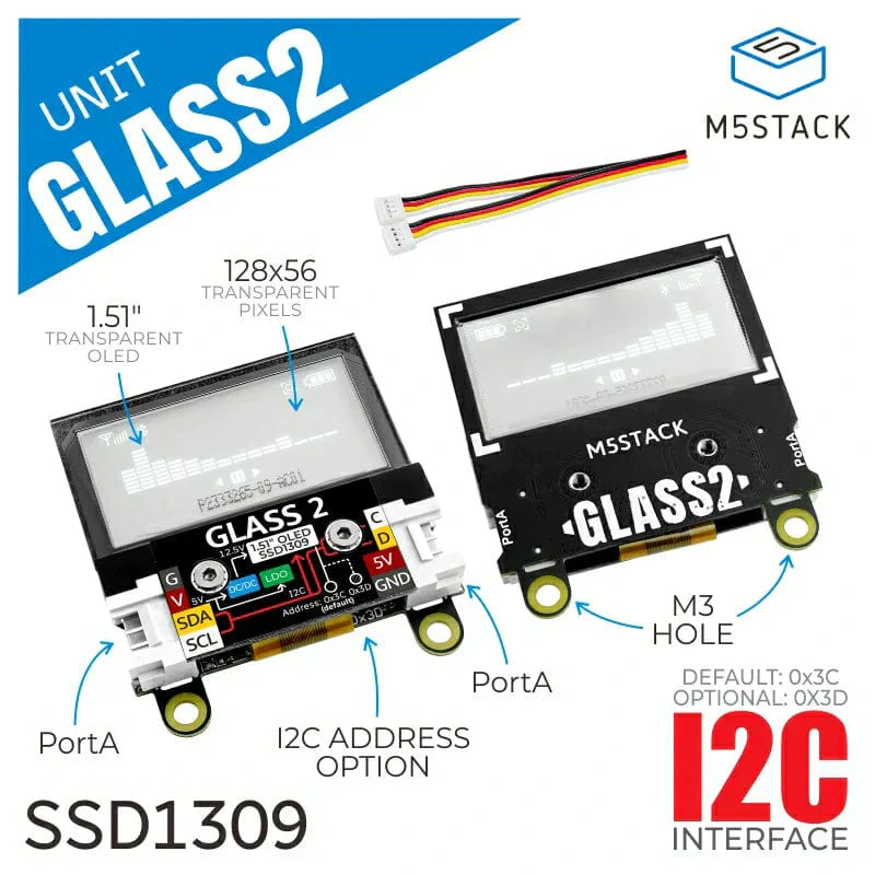 Glass 2 Unit with 1.51" Transparent OLED - Image 2