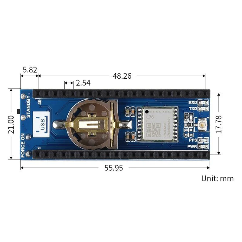 GNSS Module for Raspberry Pi Pico (L76B) [Discontinued] - Image 6