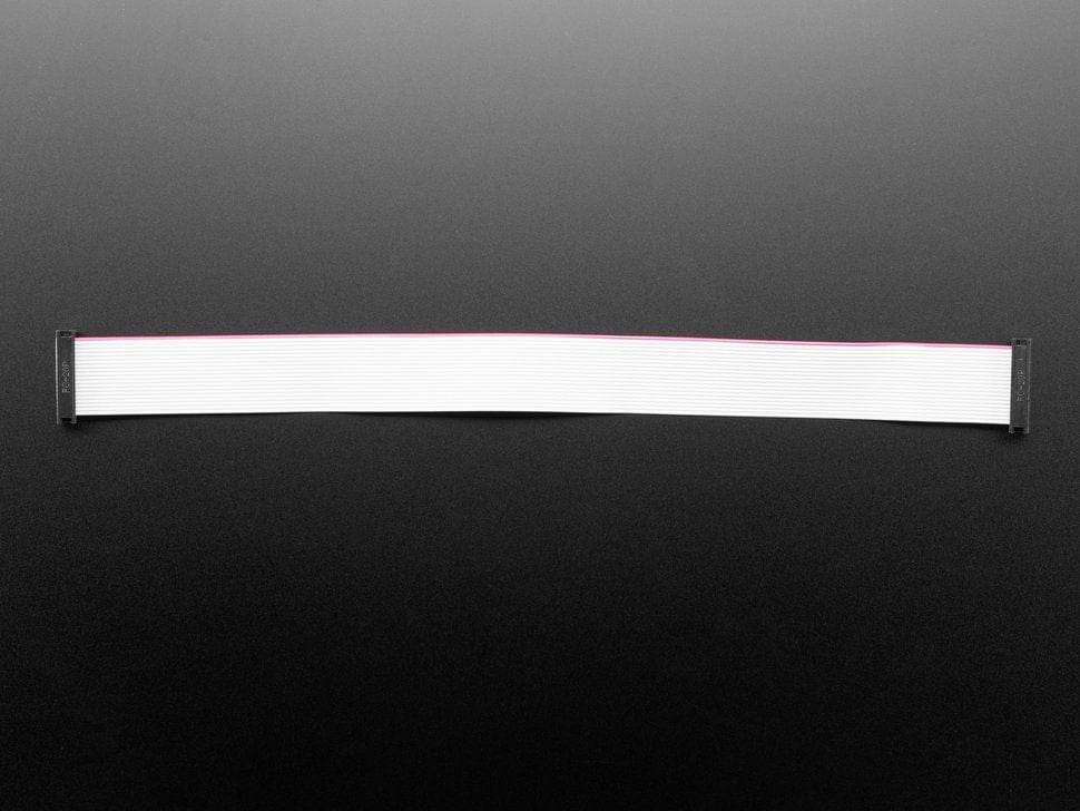 GPIO Ribbon Cable 2x10 IDC Cable - 20 pins 12" long - Image 2