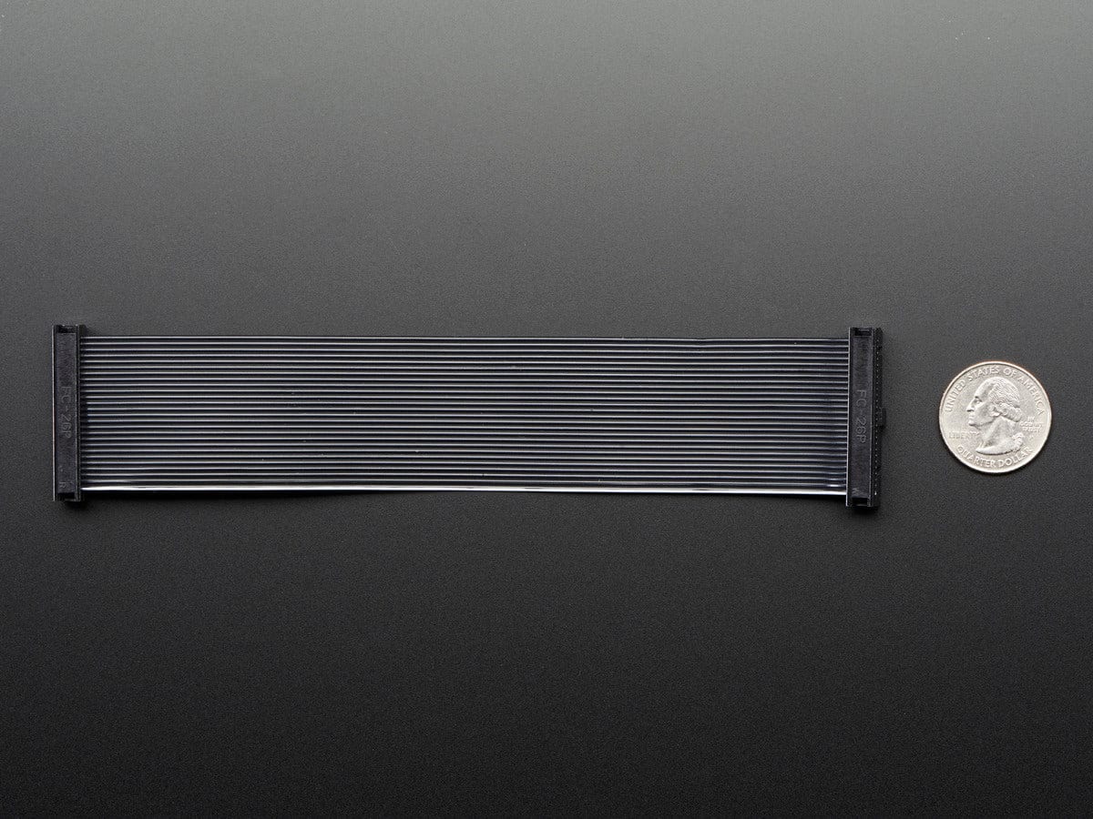 26-pin GPIO Female to Female Ribbon Cable - Black 170mm [Discontinued] - Image 3
